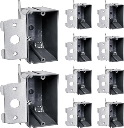Caja eléctrica PVC 1 banda 21 Cu in. con GFCI y receptáculos