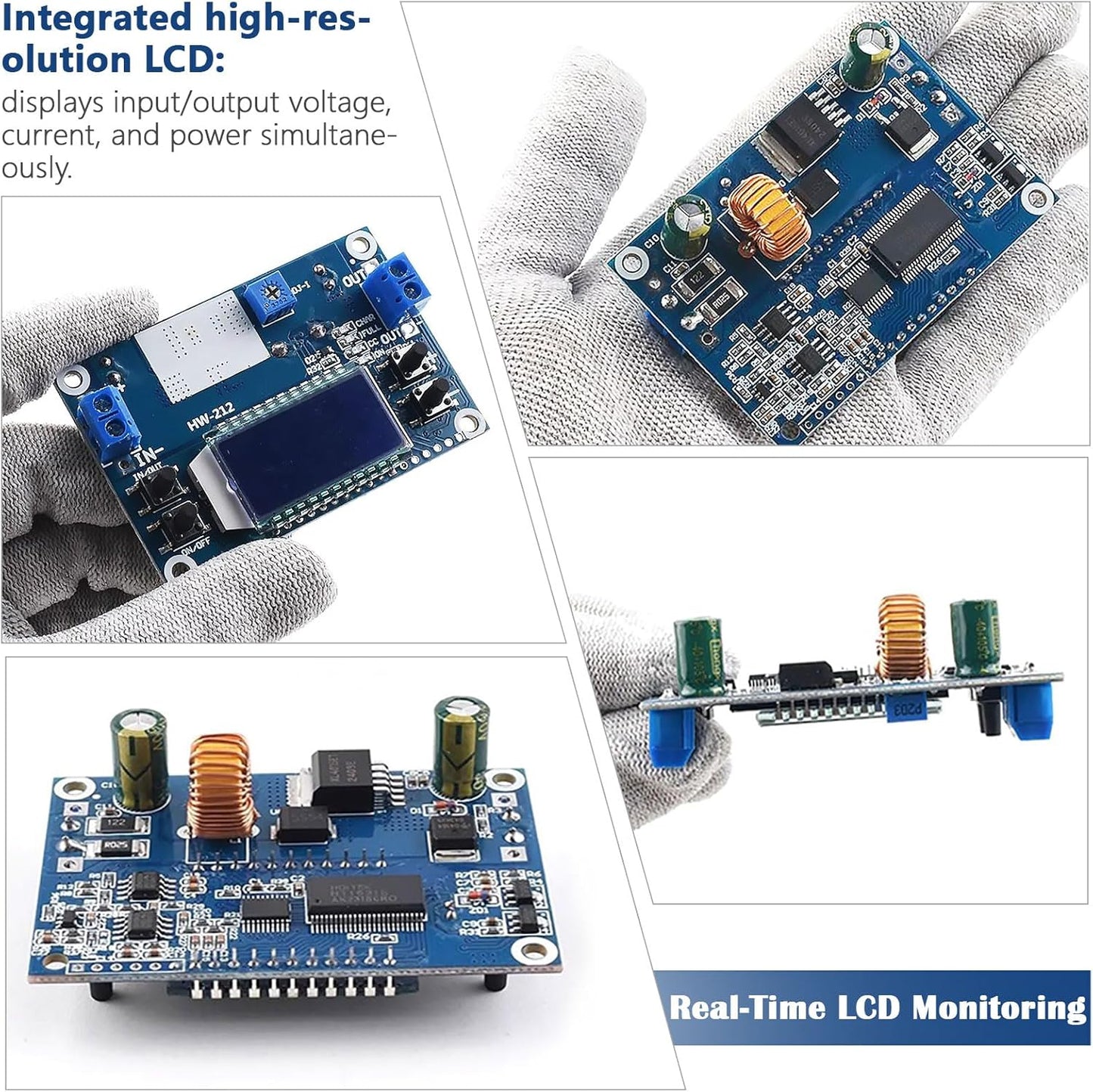 Convertidor DC Buck Regulador Voltaje 6.5V-35V a 1.2V-32V