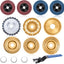 Set 14 Discos Tallado Madera Amoladora 4-4.5pulg Lijado Carpintería