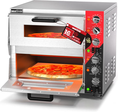 Horno de pizza comercial ETL 16" con temporizador