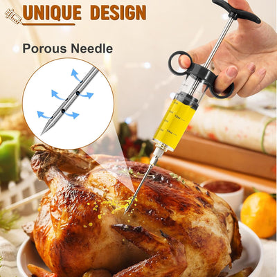Inyector carne acero inox 1oz para parrilla