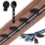 Organiz. cables autoadhesivo silicona ajustable 30 uds