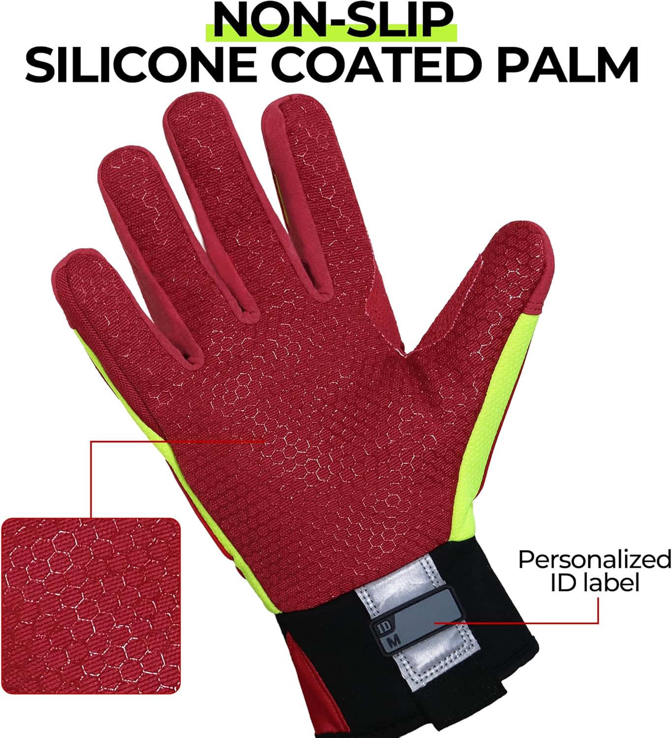 Guantes trabajo corte resistente tacto hombre