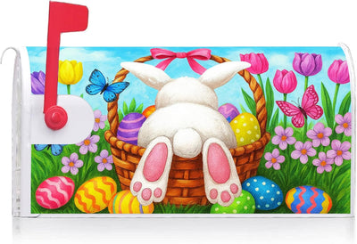 Cubierta Buzón Primavera Huevos Conejo Pascua 21x18pulg