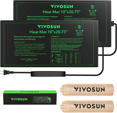Alfombrilla calor Vivosun impermeable hidropónico