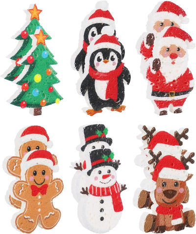 Esponja cocina Navidad pingüino Papá Noel no rayan