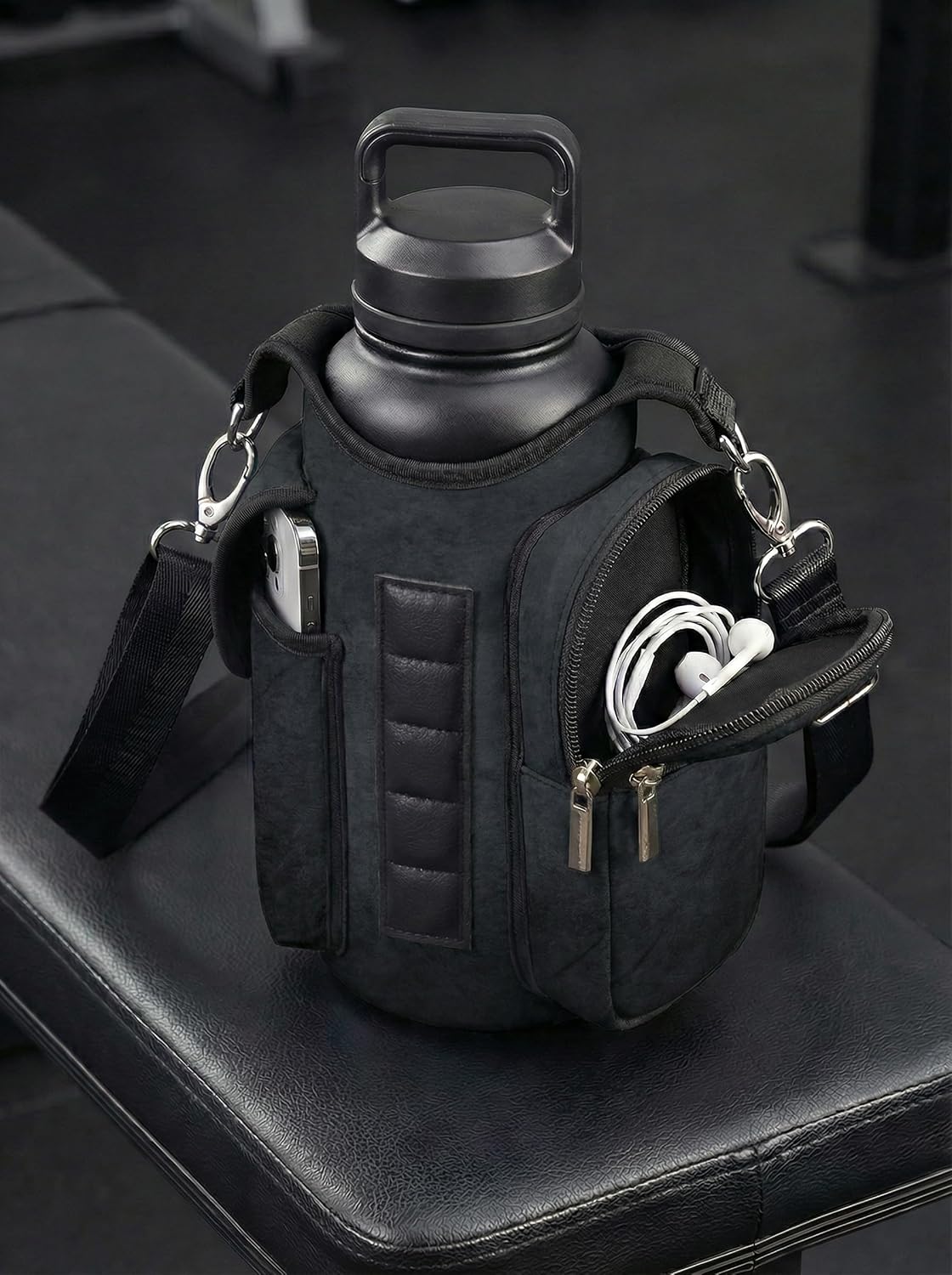 Soporte magnético para botella 18-40oz bolsa neopreno con bolsillo