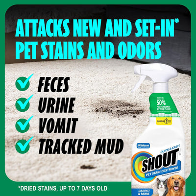 Spray quitamanchas mascotas para alfombras y superficies 22oz