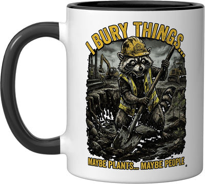 Taza Cerámica Ratoncito Obra Negra/Blanca