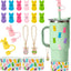 Accesorios para tazas de conejo de Pascua con botas de silicona Peep
