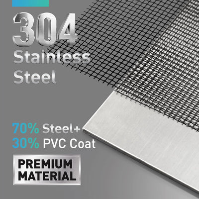 Rollo malla acero inox 304 para ventana 59pulg x98.43ft