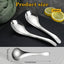 24 cucharas de sopa de acero inoxidable 6.5" para arroz y postres