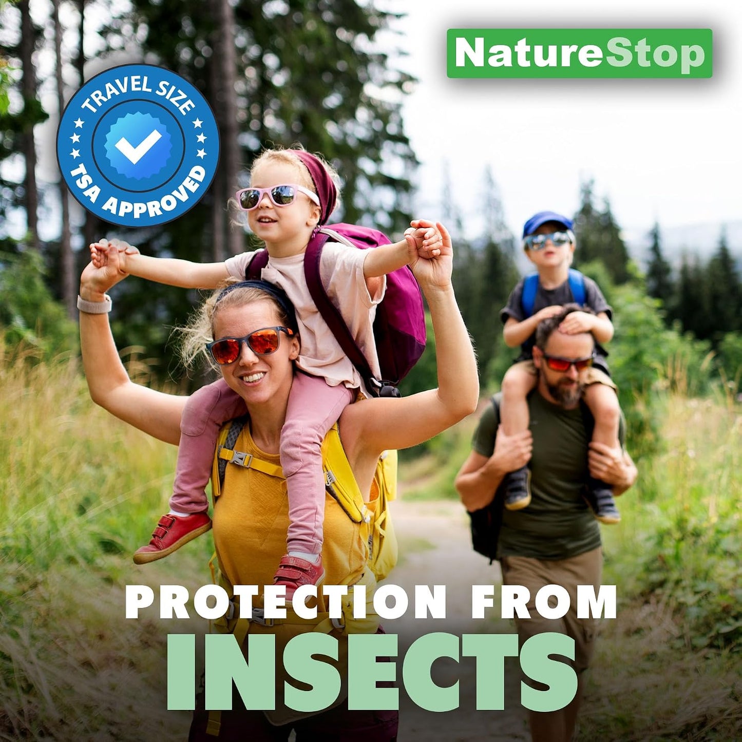 Aerosol repelente insectos sin DEET viaje 3oz