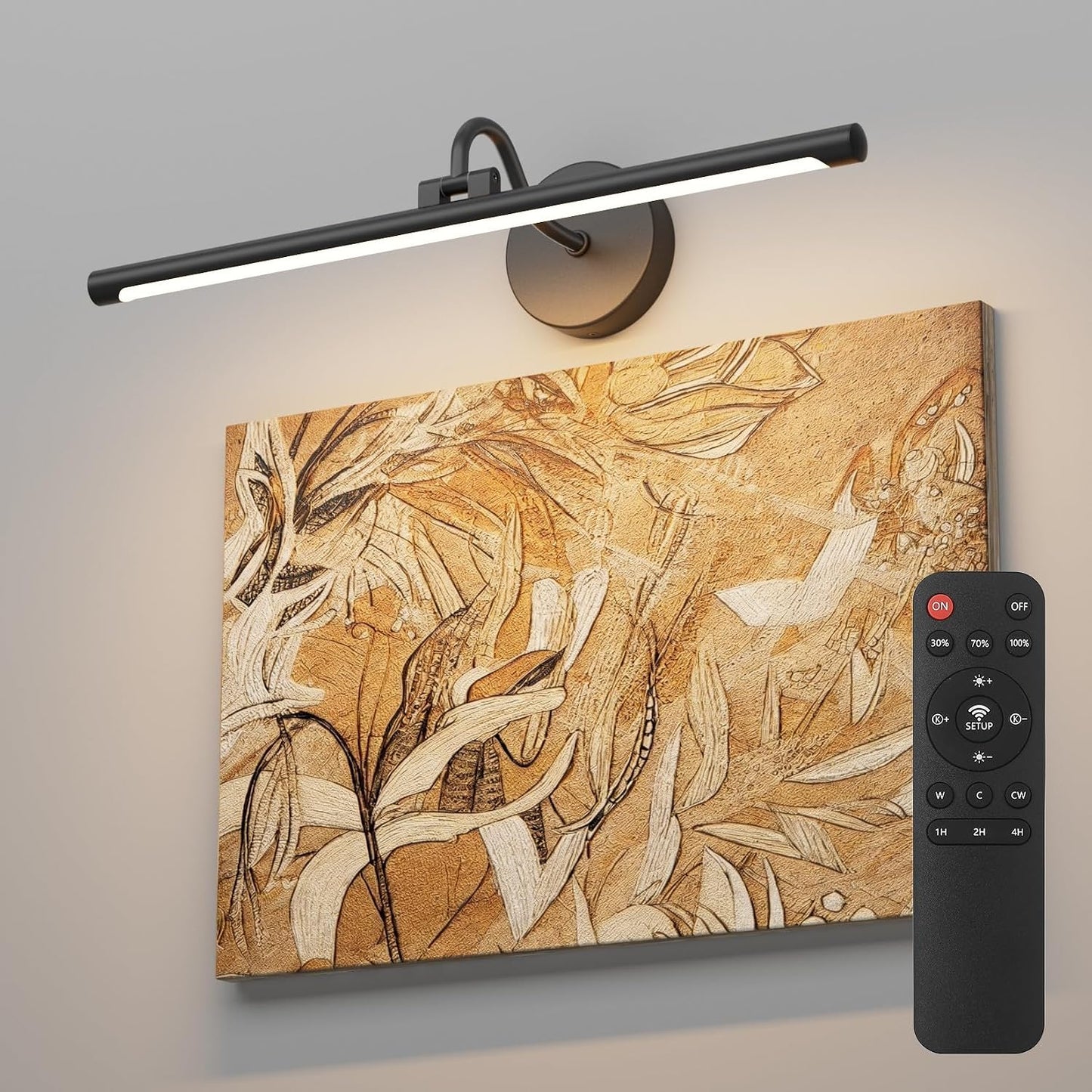 Luces imagen negras 23.6pulg LED regulable control remoto