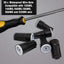 50 Pzas Conectores Alambre Impermeables Negro 1-3/8x11/16