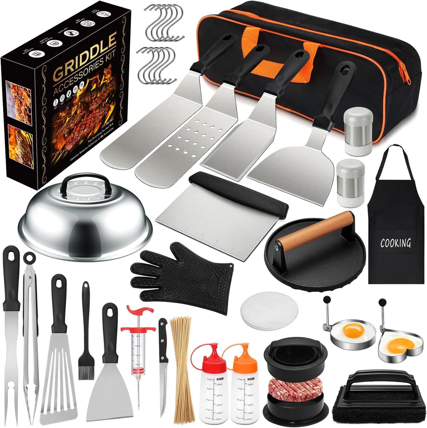 Kit 237 Pzas Accesorios Parrilla Blackstone Espátulas Cubierta