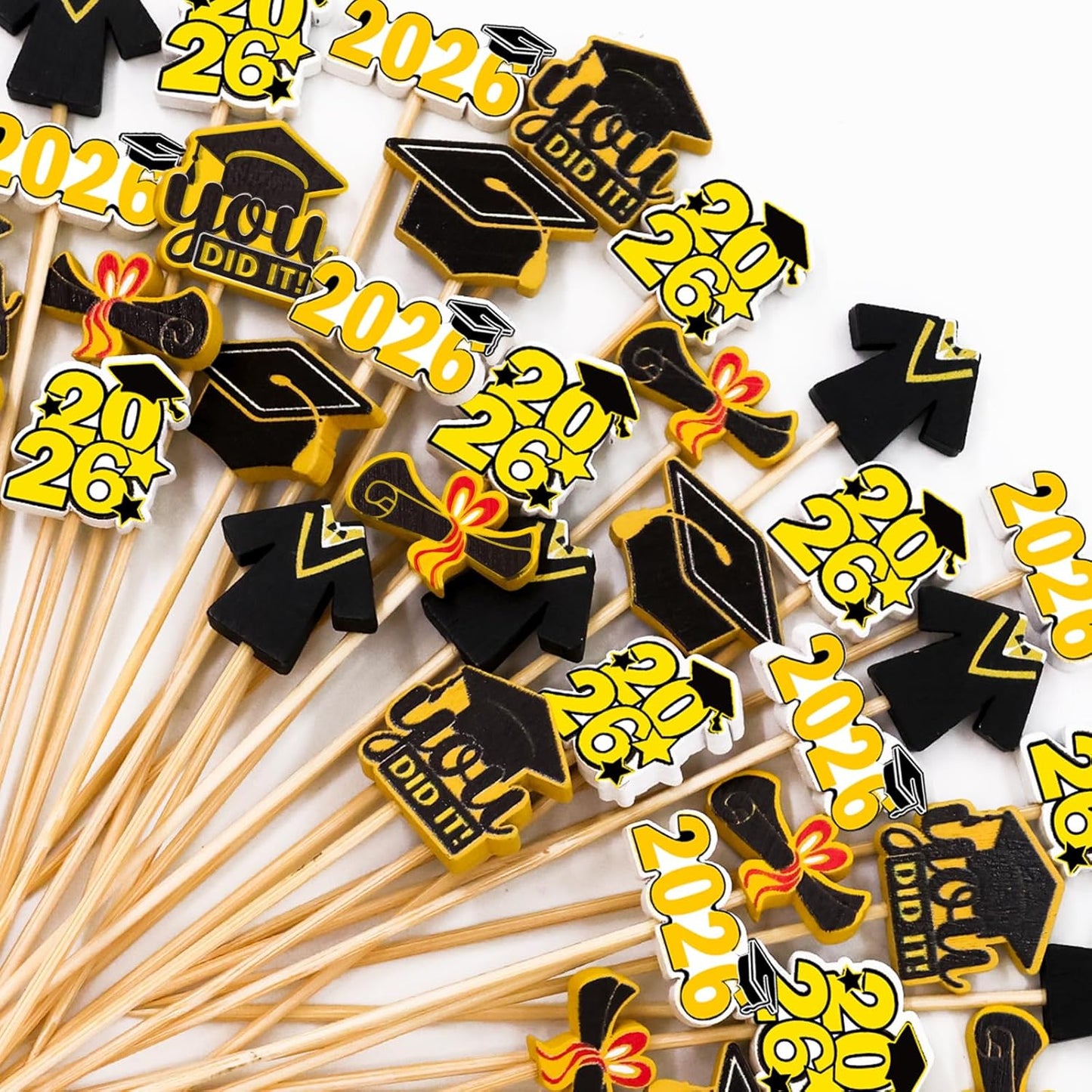 Palillos de graduación para cóctel y aperitivos 2026