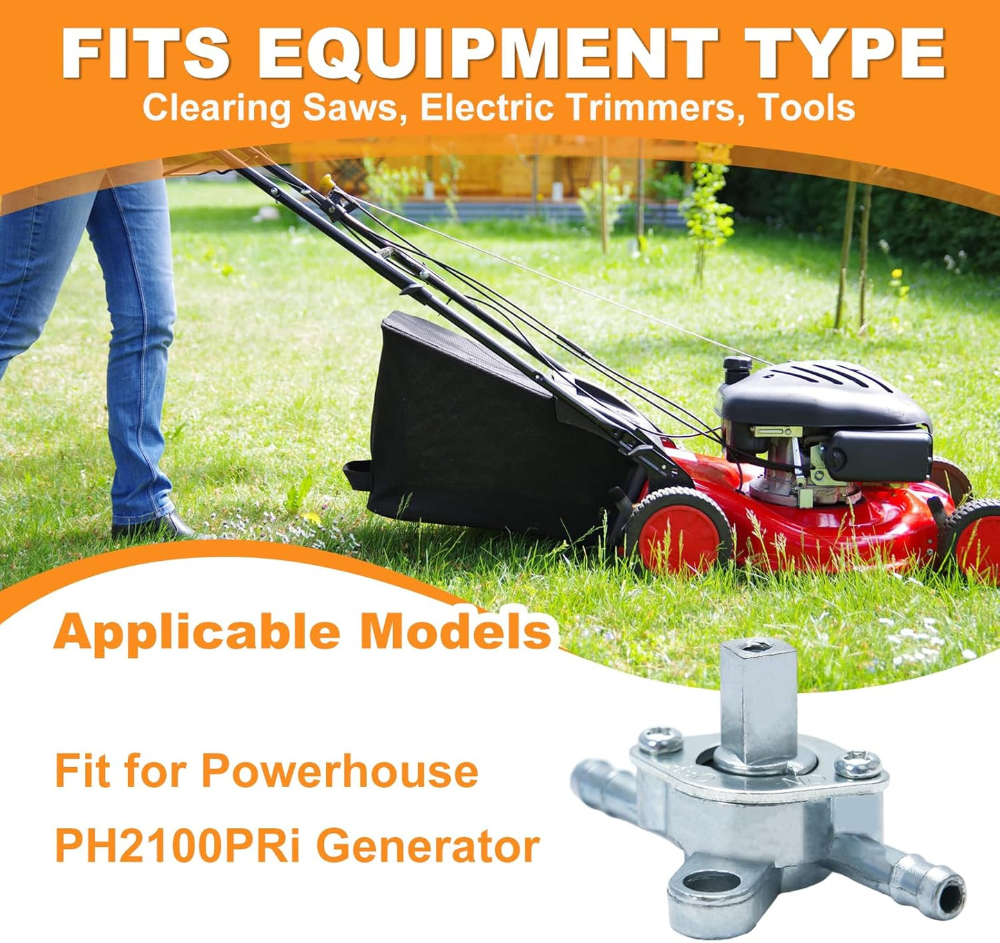 Interruptor válvula combustible generador Homelite Ryobi