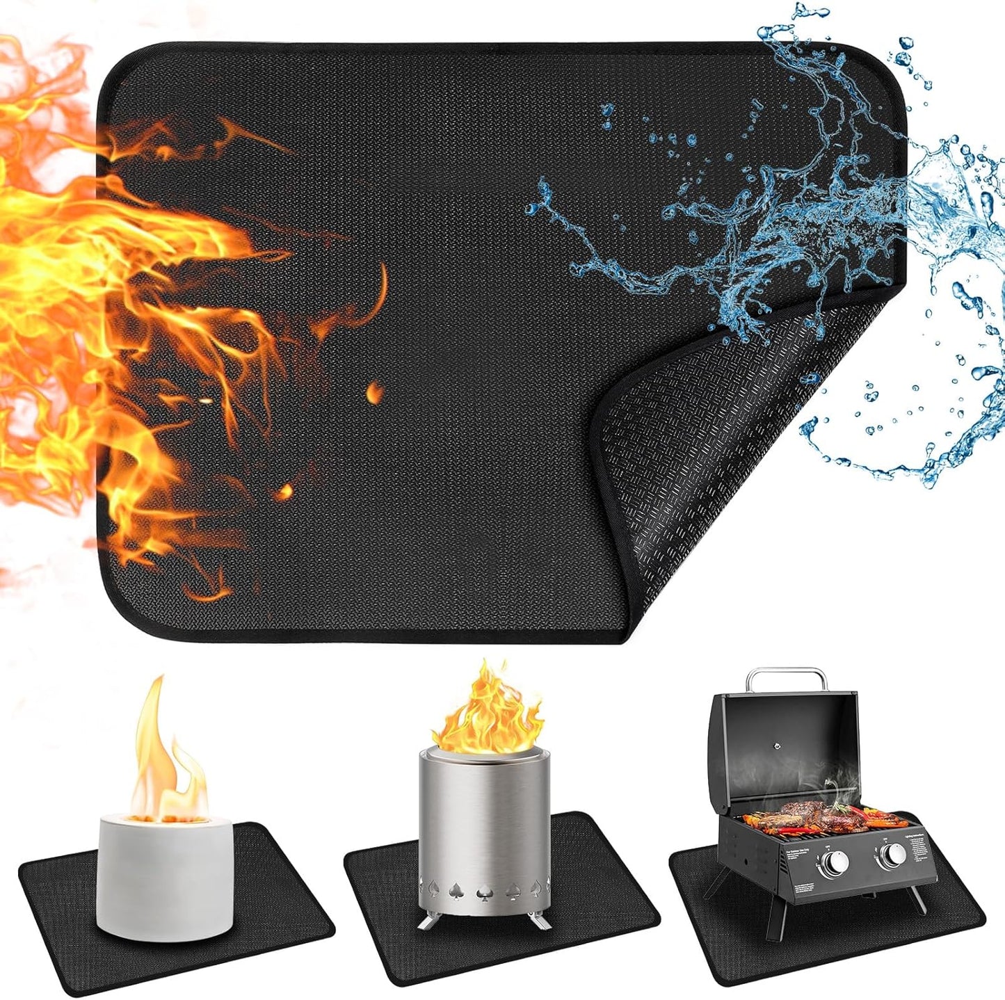 Tapete para parrilla 24x18pulg 4 capas resistente calor