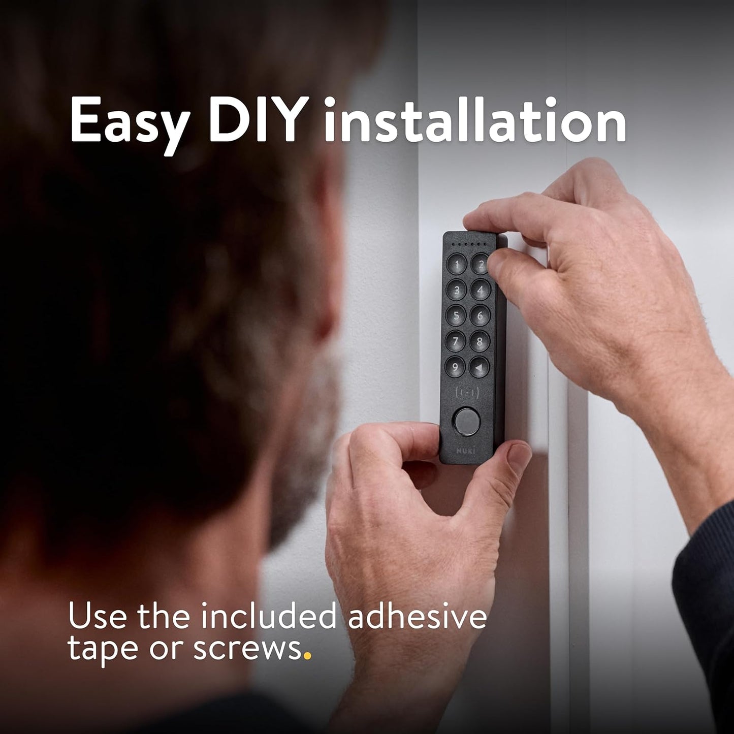 Teclado Bluetooth para Smart Lock con NFC y huella digital