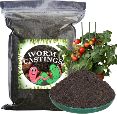 Fertilizante orgánico de gusanos para jardinería