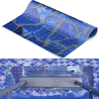 Tapete antideslizante para escalera de piscina