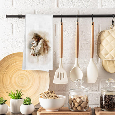 Toallas cocina cristianas 16x24pulg versículo Biblia decoración