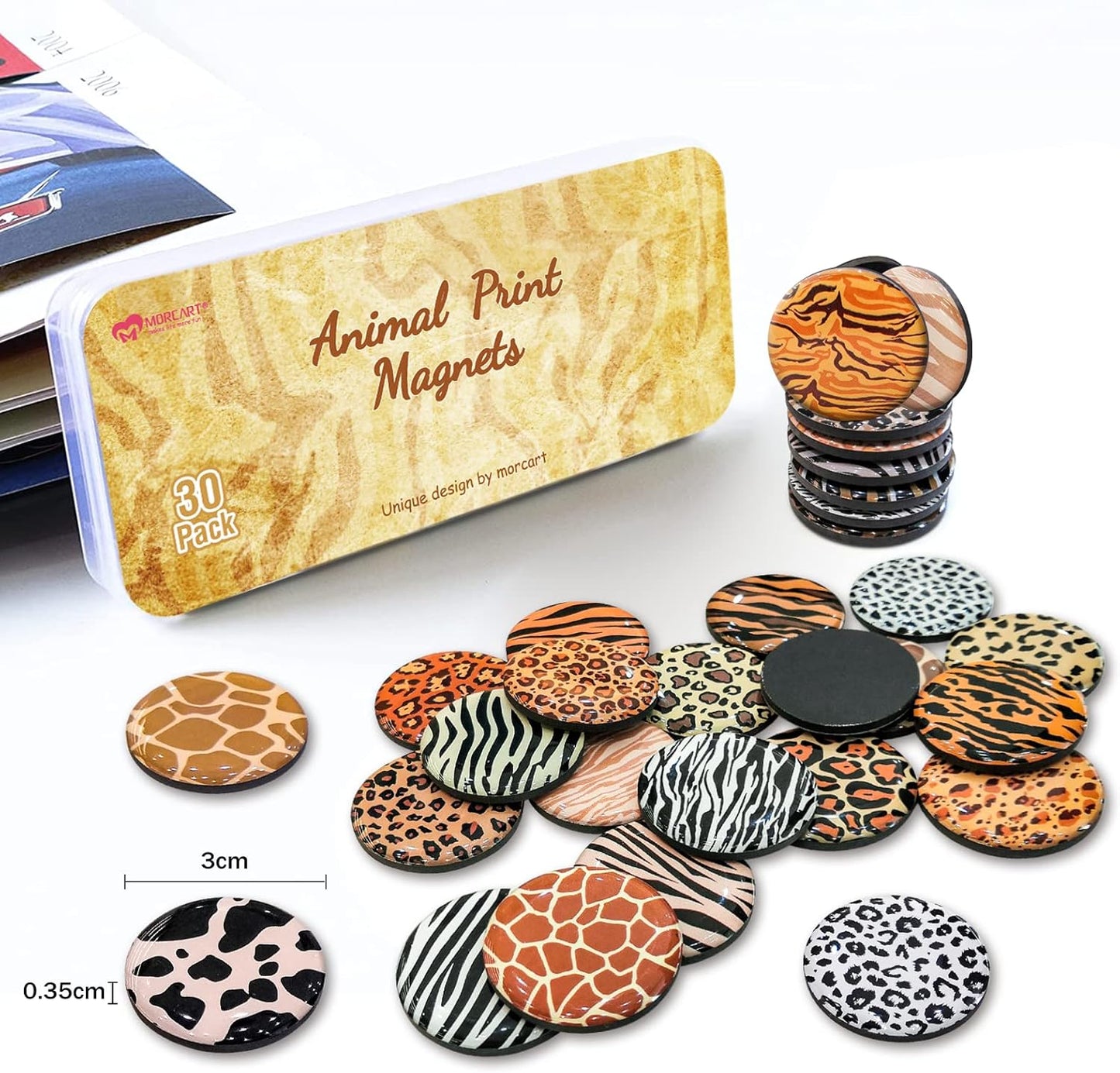 Imanes para nevera con diseño de animales para hogar