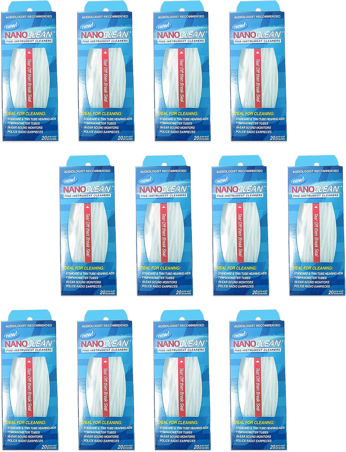 Limpiadores instrumentos finos pack 12 (240 hebras)