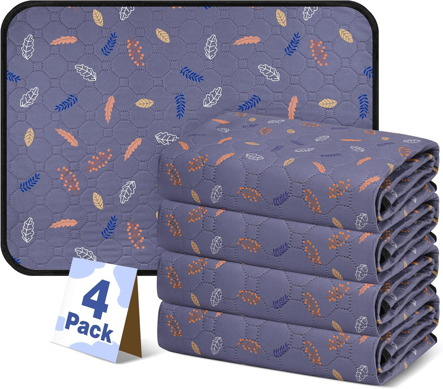 4 Almohadillas Lavables Antideslizante para Perros