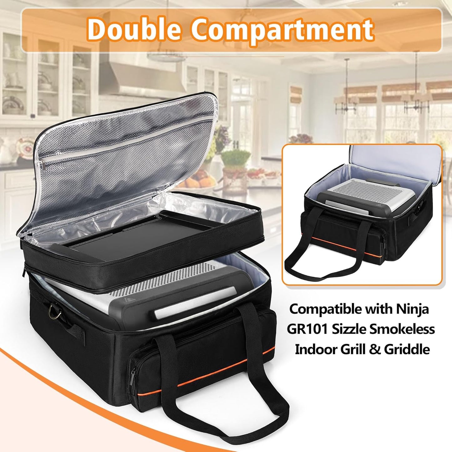 Bolsa transporte parrilla doble capa comp GR101 Sizzle