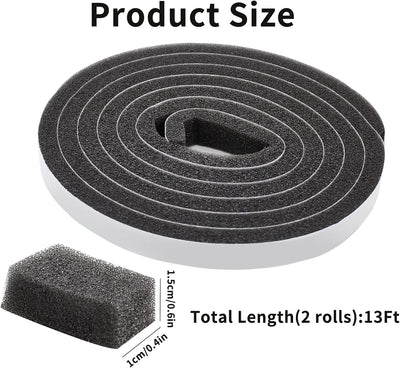 Cinta aislante foam para puertas ventanas 2 Uds