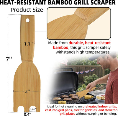 Raspador parrilla bambú comp George Foreman 1925B01B