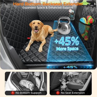 Extensor asiento trasero perro 550lb funda dura hamaca impermeable