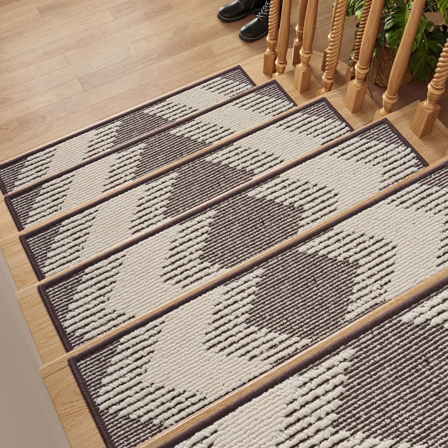 15 Pzas Escalera Antiderrap 8x30pulg para Peldaños Madera