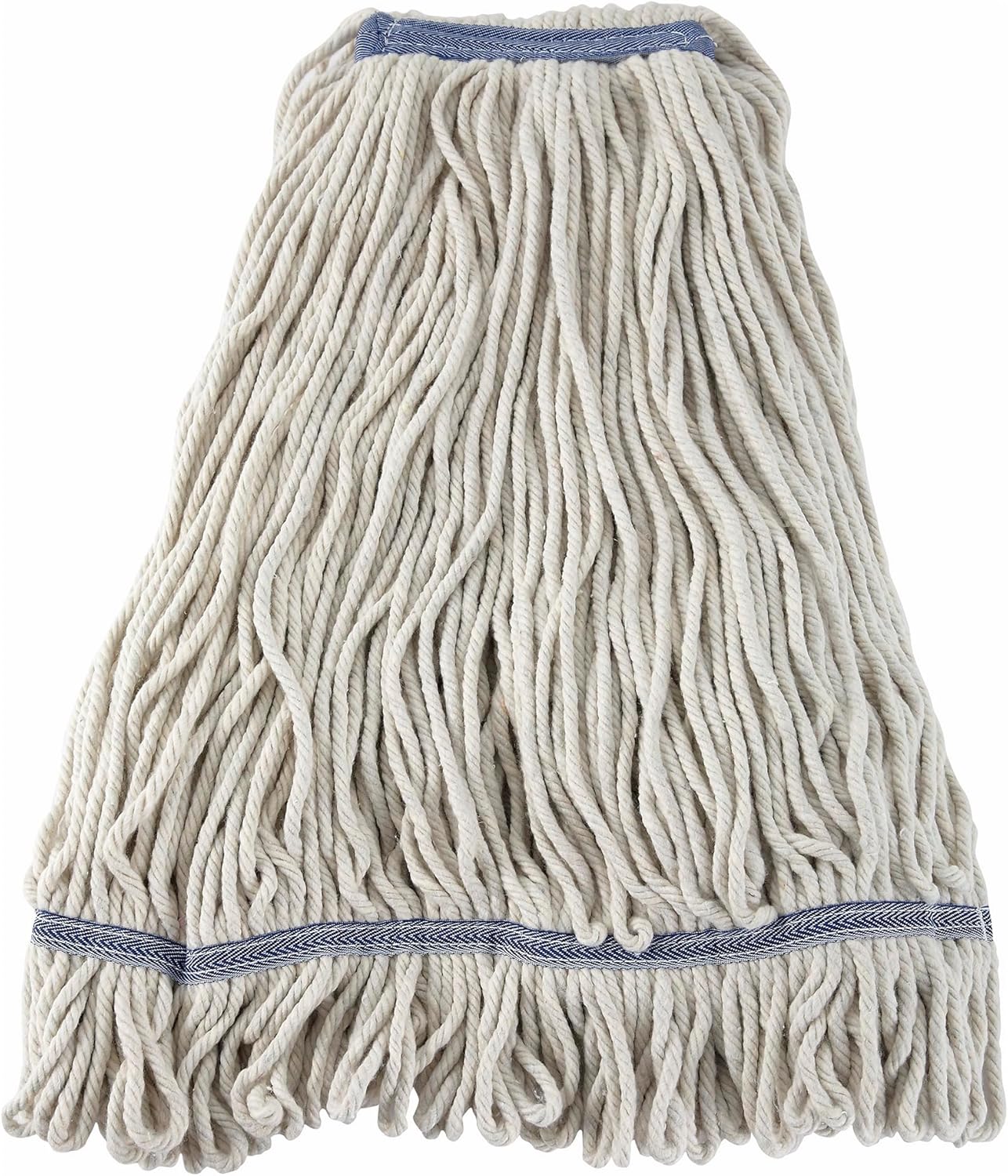 Cabezal trapeador hilo 32oz bucle 4 capas blanco marrón