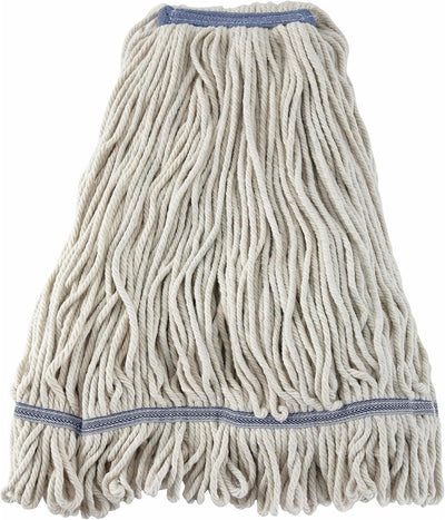 Cabezal trapeador hilo 32oz bucle 4 capas blanco marrón