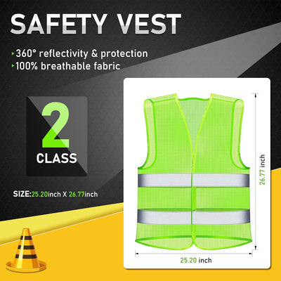 Chaleco seguridad reflectante ajustable para trabajo al aire libre
