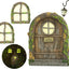 Puertas de hadas para árboles exteriores kit jardín