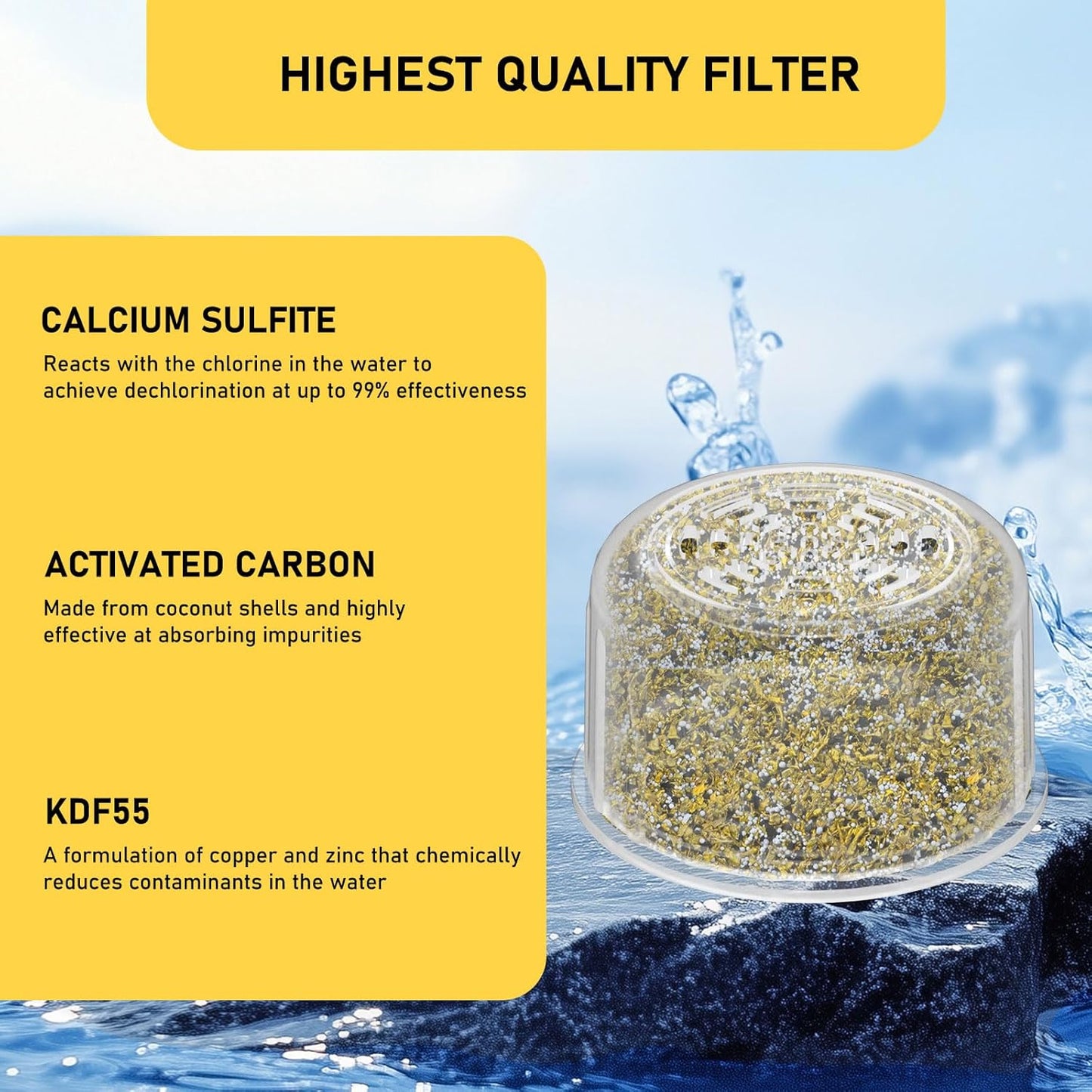 Cartucho filtro ducha compatible con duchas Canopy