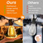 Guirnalda luces exteriores 25pies 13 bombillas IP65 LED blancas