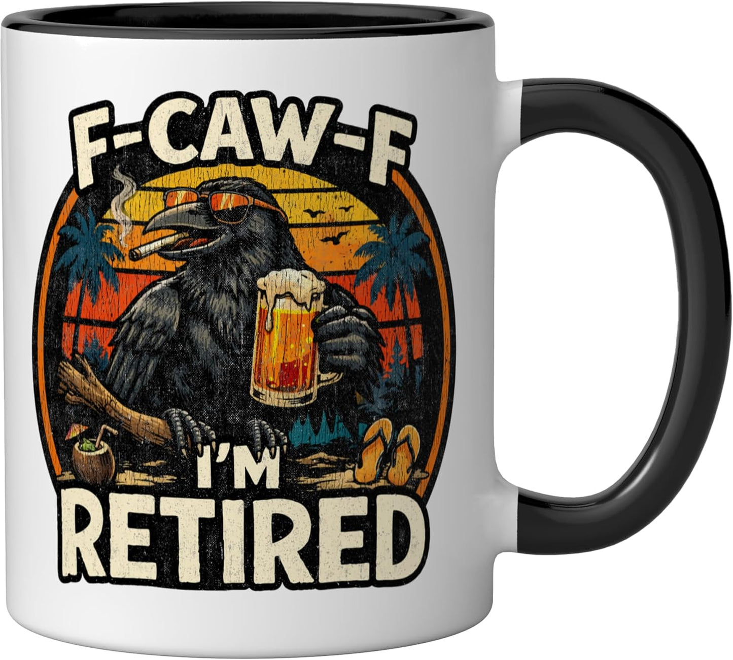Taza Cerámica Retiro Humorística para Hombres