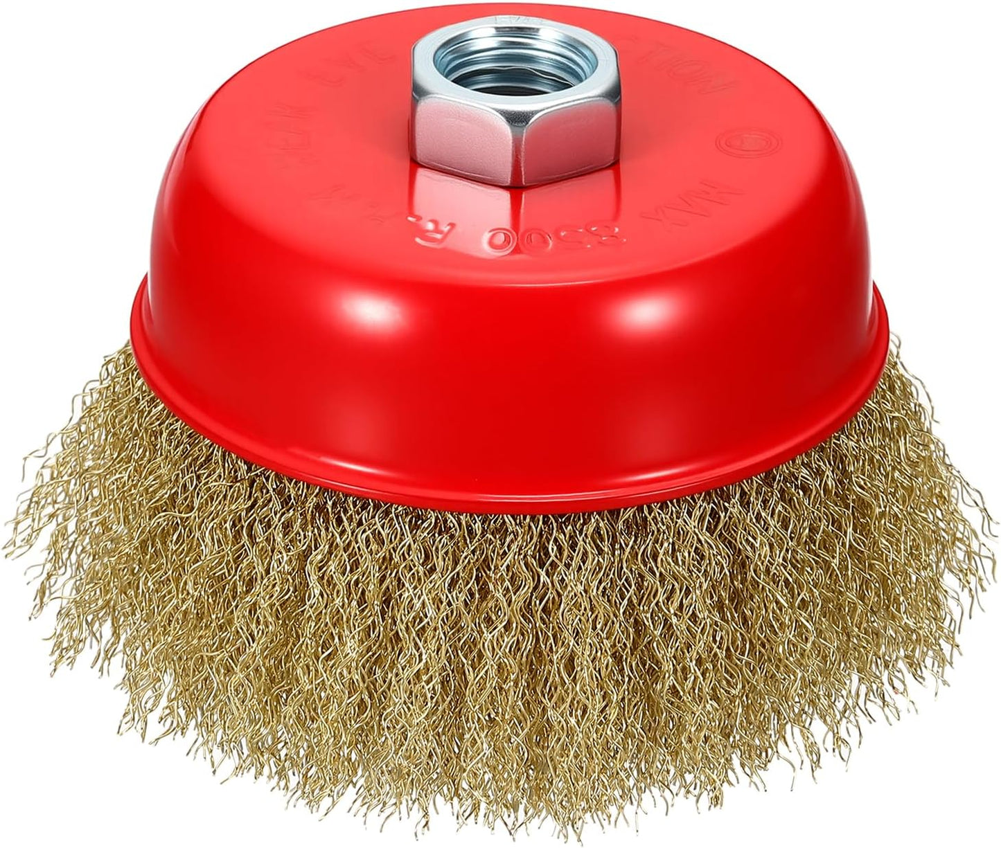 Rueda de alambre para lijadora angular 4pulg con eje 5/8"