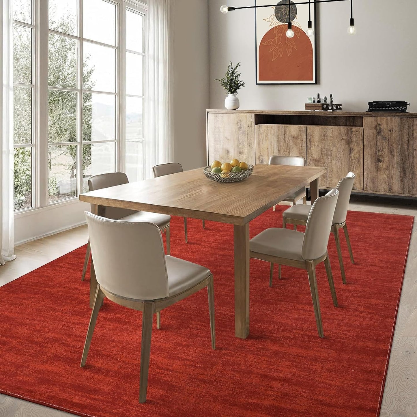 Alfombra lavable 9x12ft para dormitorio niños resistente manchas