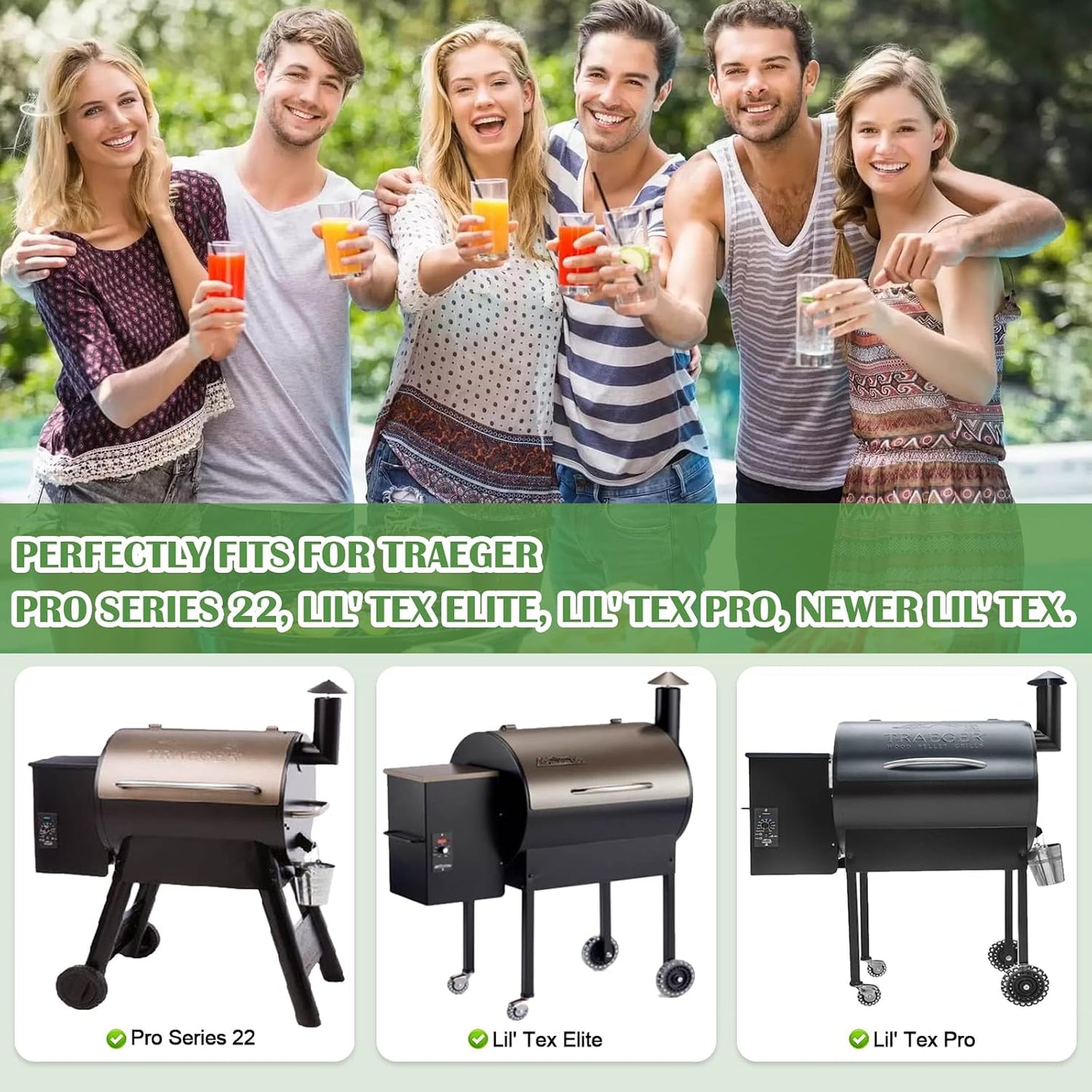 Repuesto bandeja goteo Traeger Pro Series 22 y Lil' Tex
