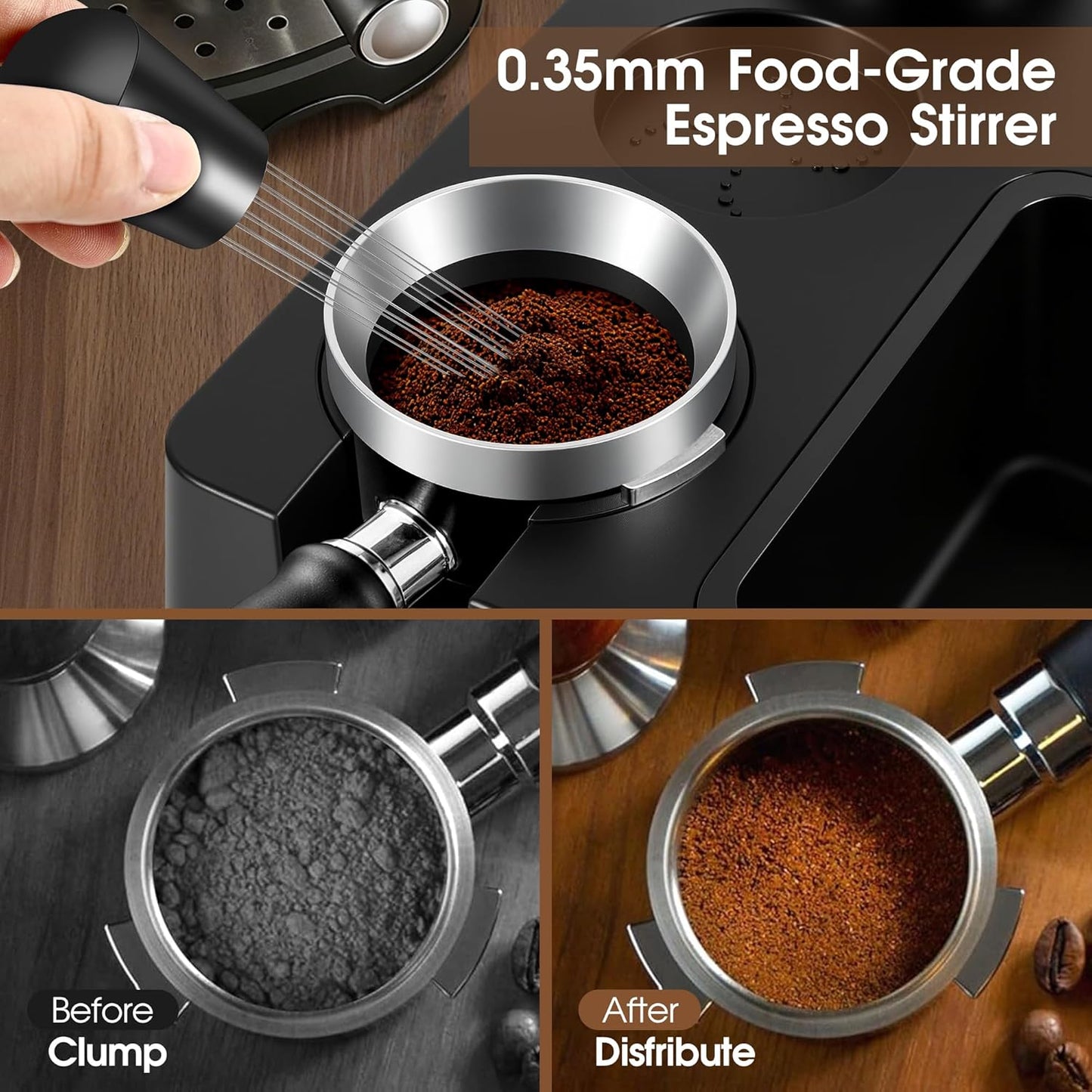 Set accesorios espresso para portafiltro Breville 58mm