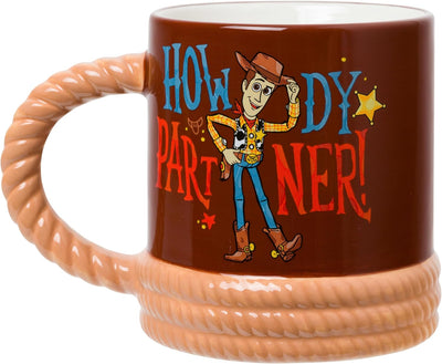 Taza de cerámica Silver Buffalo Toy Story Woody Howdy Partner