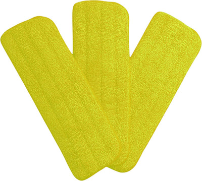 Cabezal trapeador microfibra lavable 3 pzas 16x5.5pulg