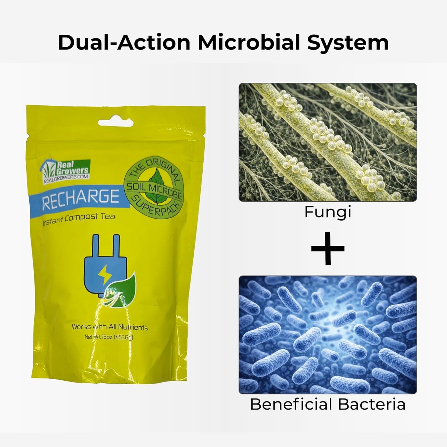 Superpack microbios suelo estimulante plantas 2oz