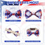 60 Pzas Collar Patriótico Perro Bandera EE.UU.